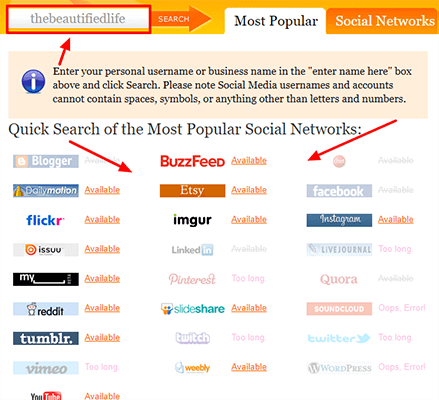 使用KnowEm找到与您的博客名称可用的社交网络