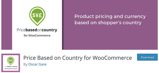 woocommerce基于国家的价格