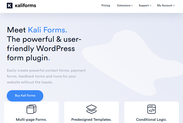 kali forms wordpress插件