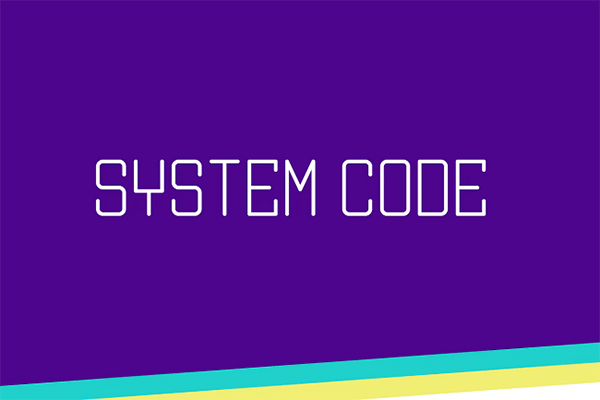 系统代码等距字体