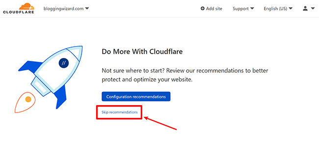 Cloudflare 05-跳过设置建议