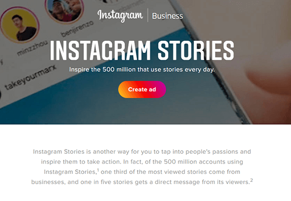Instagram Stories每月有超过5亿账户使用