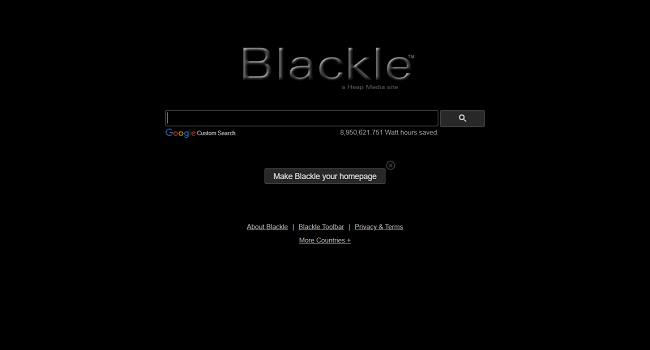 Blackle屏幕截图