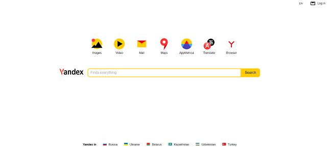 Yandex屏幕截图
