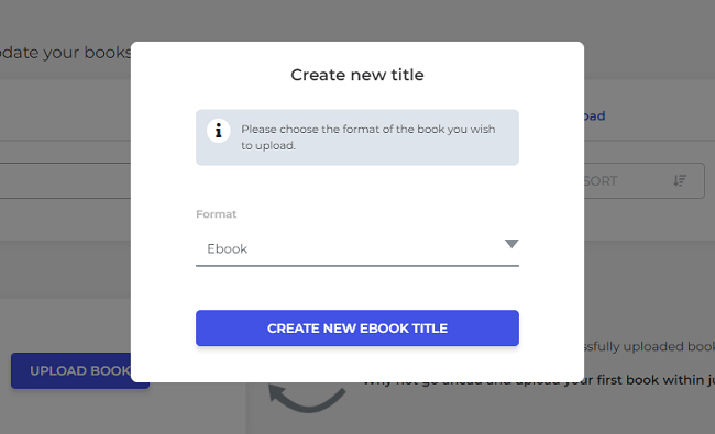 PublishDrive-创建新电子书标题